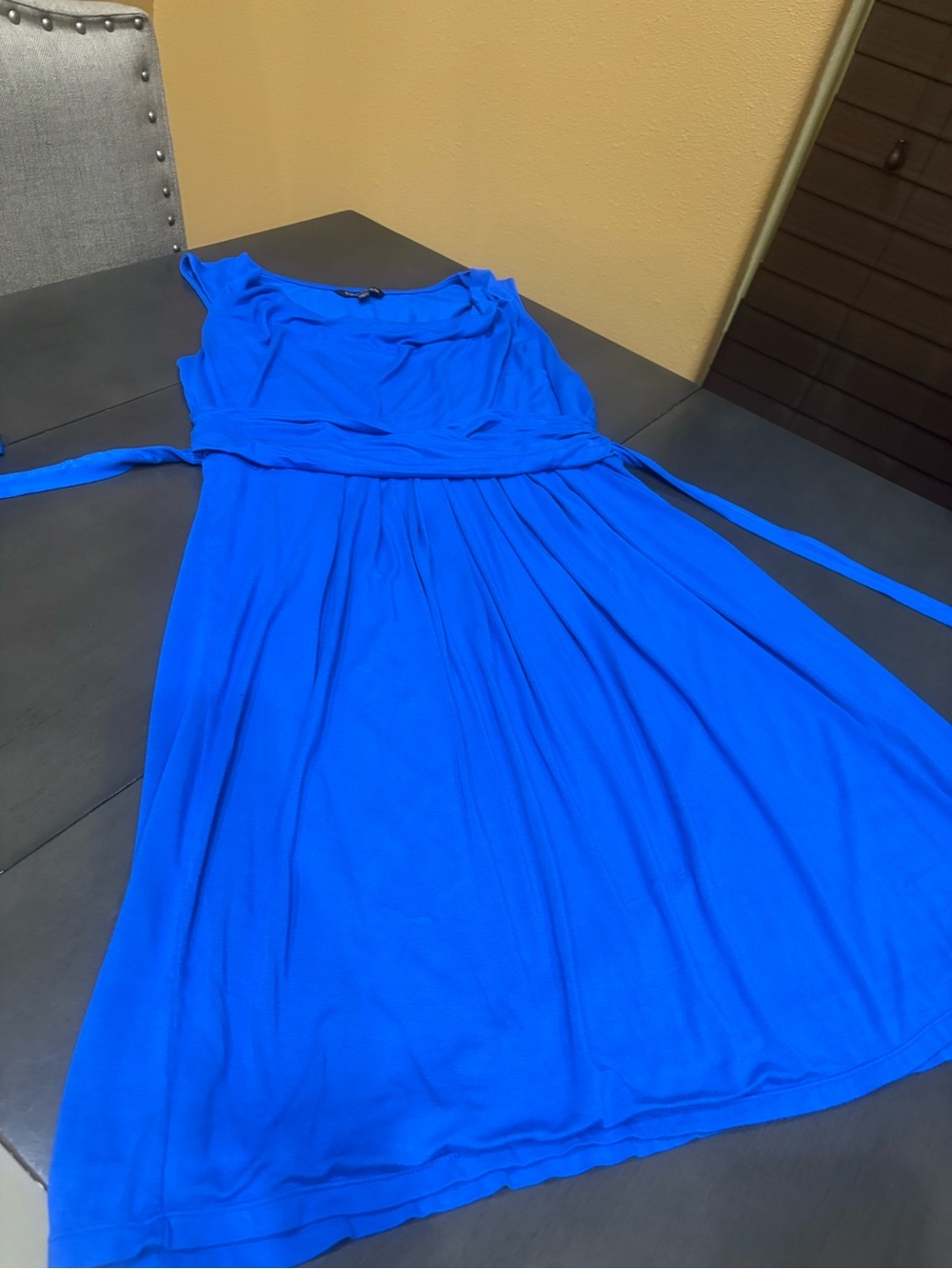Express Royal Blue Sleeveless A-Line Dress Size L